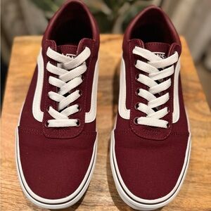 Vans Old Skool Burgundy Canvas Shoes